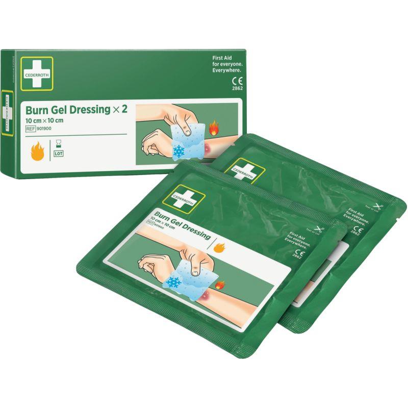 Image de  Lot 2 compresses p/ brulures 