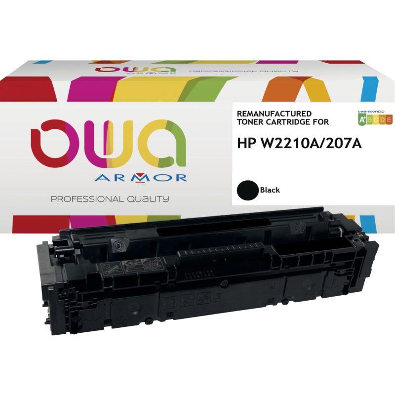 Ref. 60712, OWA toner laser remanufacturé compatible HP 207A (W2210A), marque ARMOR