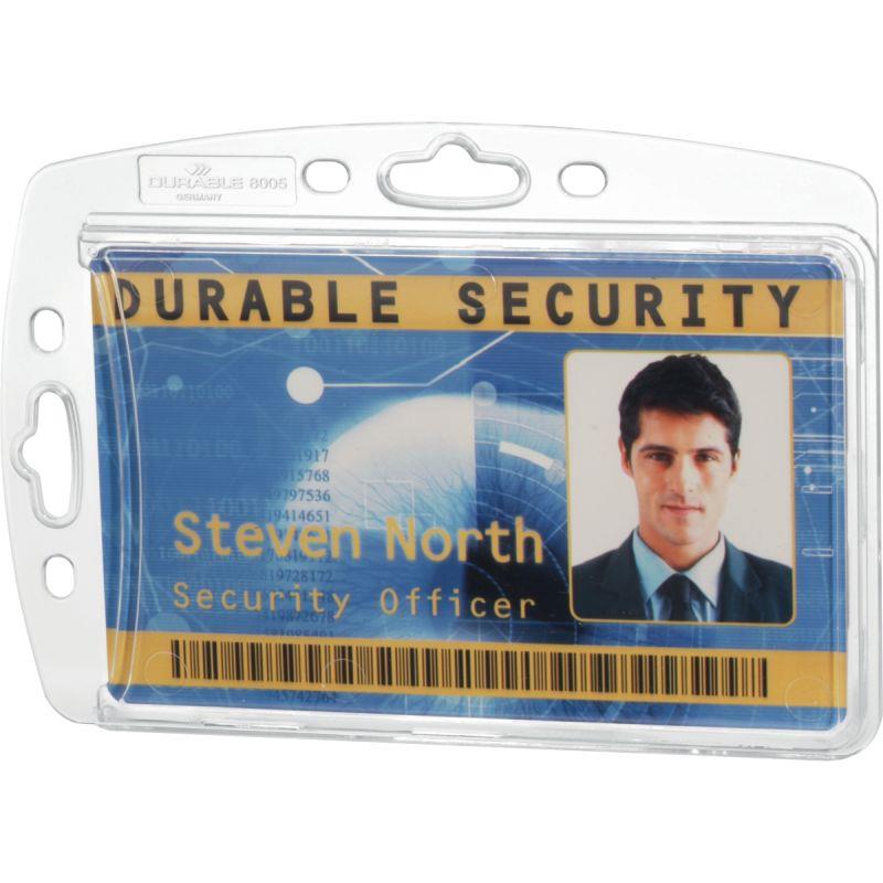 Ref. 60792, Porte-Badges ferme pour 1 carte de sécurité, marque DURABLE