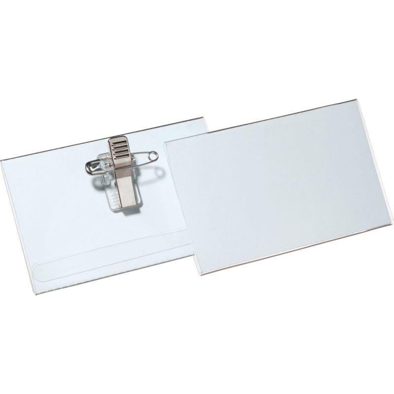 Image de  PORTE BADGE PINCE COMBI 54 X 90mm sachet 25 