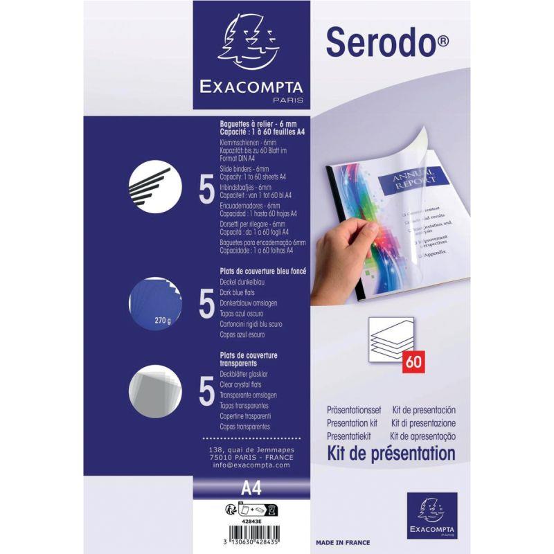 Image de  Kit de présentation Serodo A4 bleu 