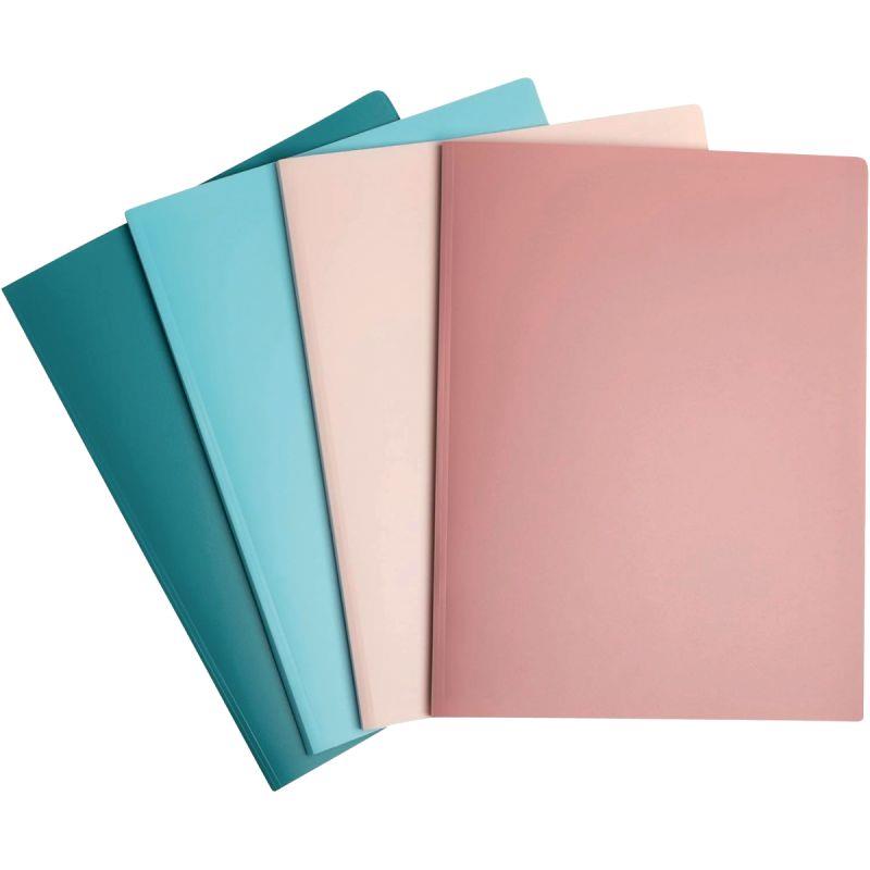 Image de  Protège-documents 60 vues en polypropylène recyclé SKANDI, coloris assortis 