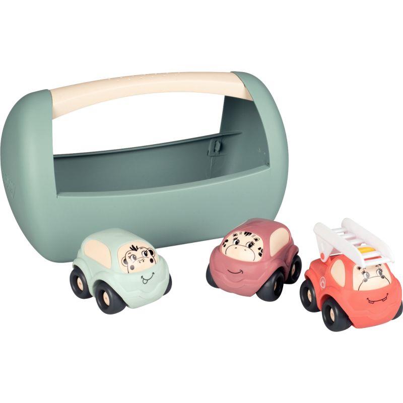 Image de  Boite de transport + 3 véhicules LITTLE SMOBY 