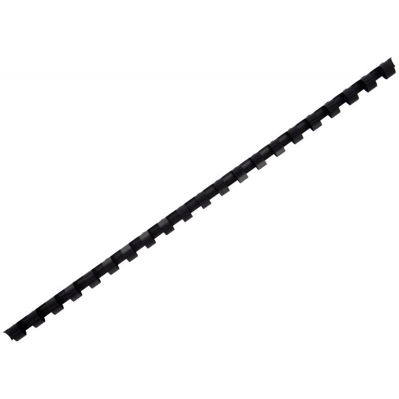 Image de  Boîte de 100 reliures plastiques couleur Ø 10mm noir 