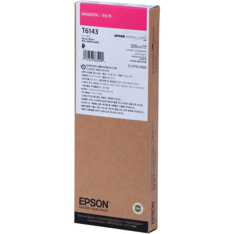 Image de  Epson cartouche jet d''encre magenta authentique (T614300) 