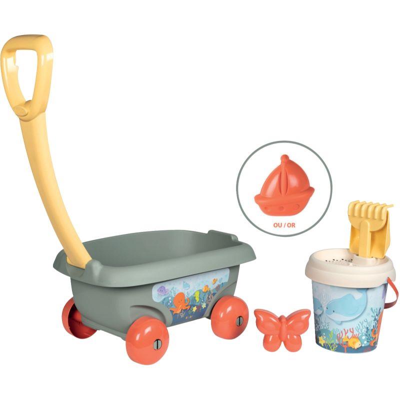 Ref. 61279, Chariot de plage garni SMOBY LIFE, marque SMOBY