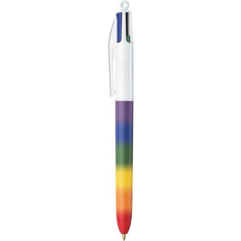 Image de  Stylo bille 4 Couleurs punch pastel 