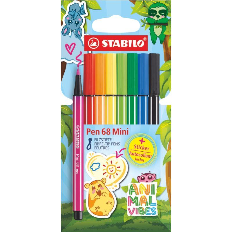 Image de  Etui 8 feutres Pen68 Anim Vibes 