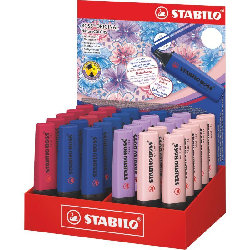 Image de  Présentoir 30 surligneurs Boss Wildflower 