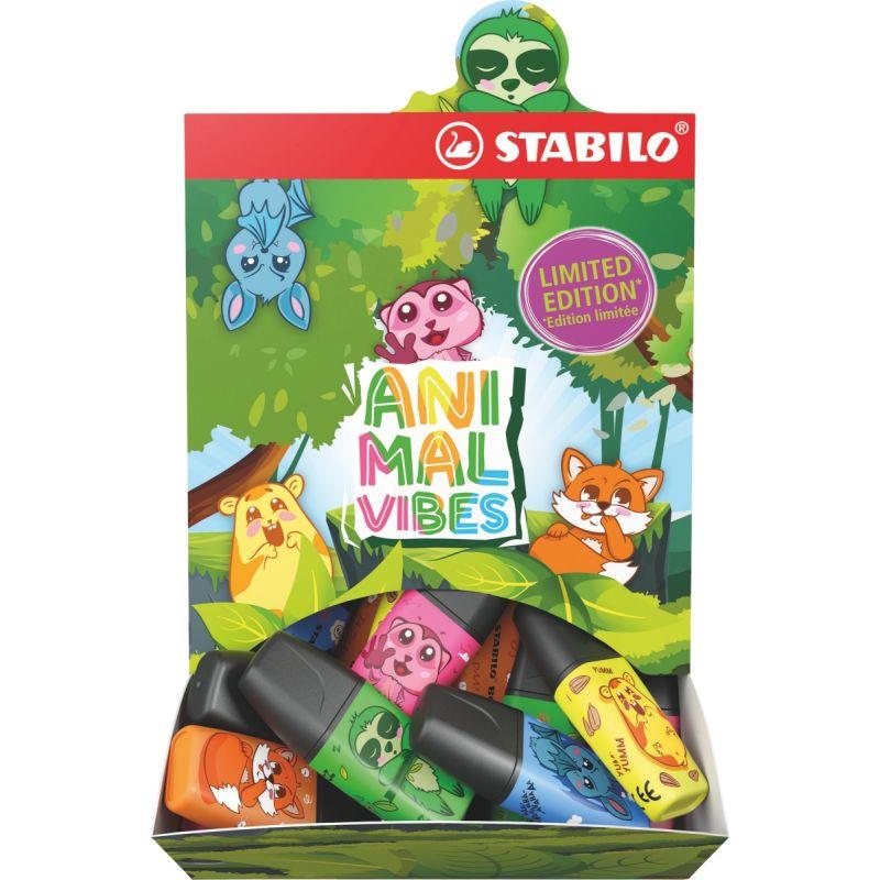 Image de  Présentoir 50 surligneurs Boss mini Animal Vibes 
