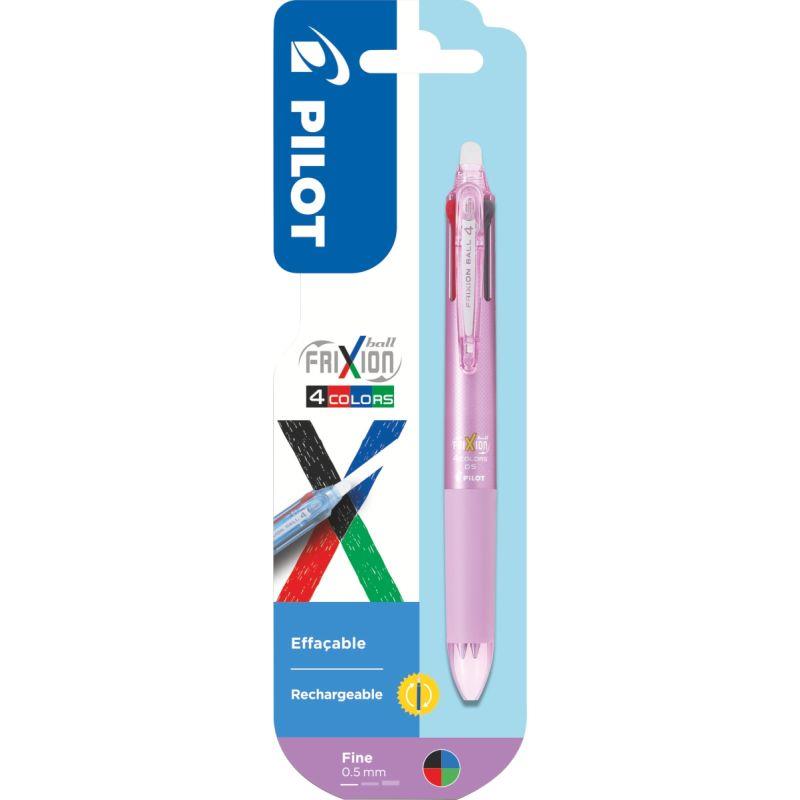 Image de  Blister 1 roller Frixion 4 Couleurs rose 