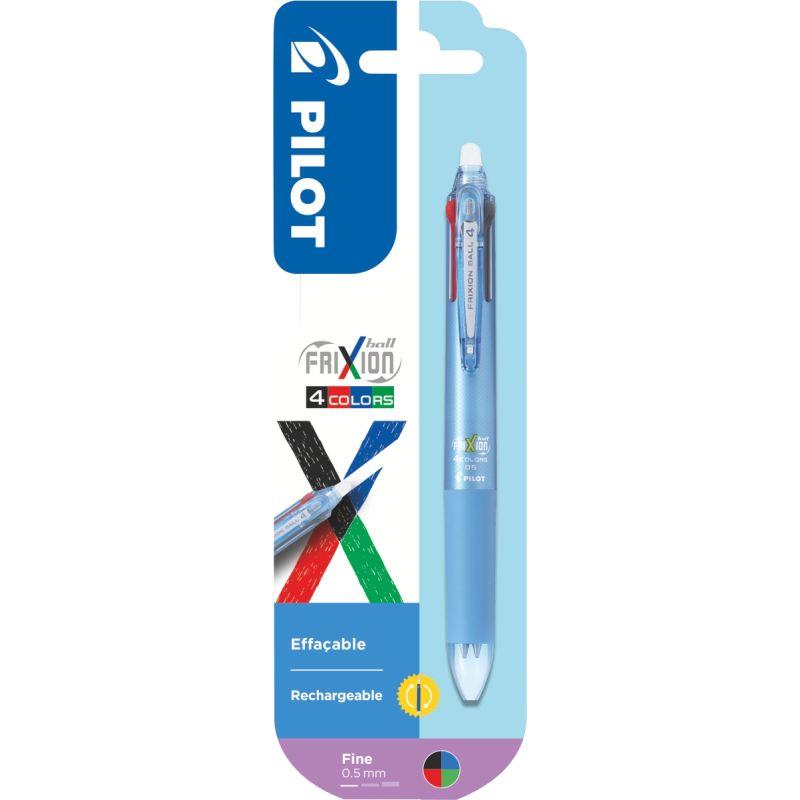 Image de  Blister 1 roller Frixion 4 Couleurs bleu 