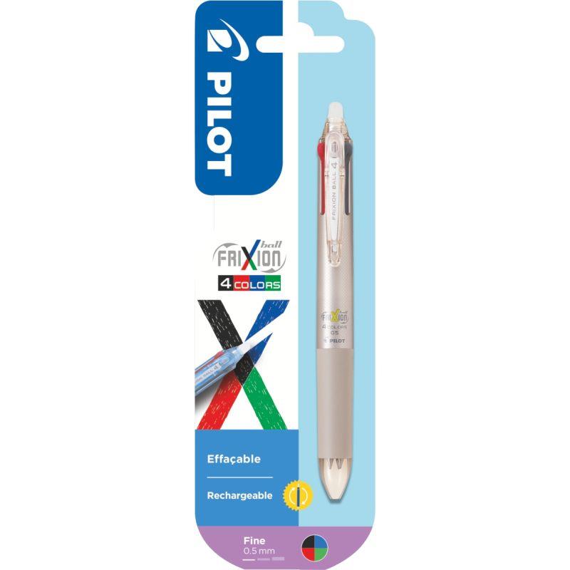 Image de  Blister 1 roller Frixion 4 Couleurs champagne 
