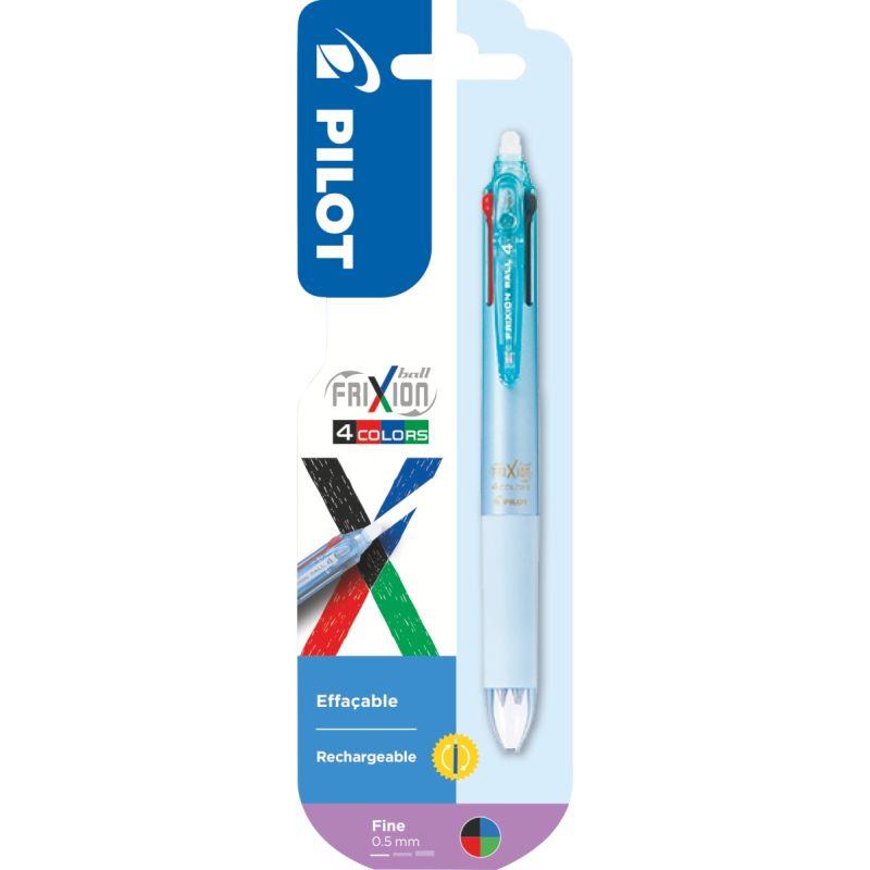 Image de  Blister 1 roller Frixion 4 Couleurs dégradé bleu 