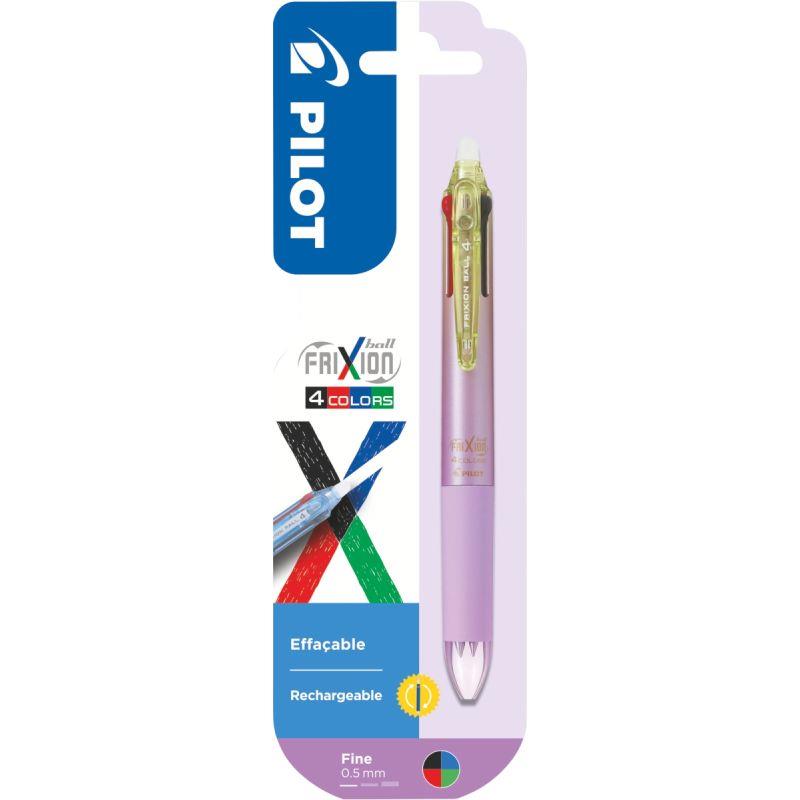 Image de  Blister 1 roller Frixion 4 Couleurs dégradé violet 