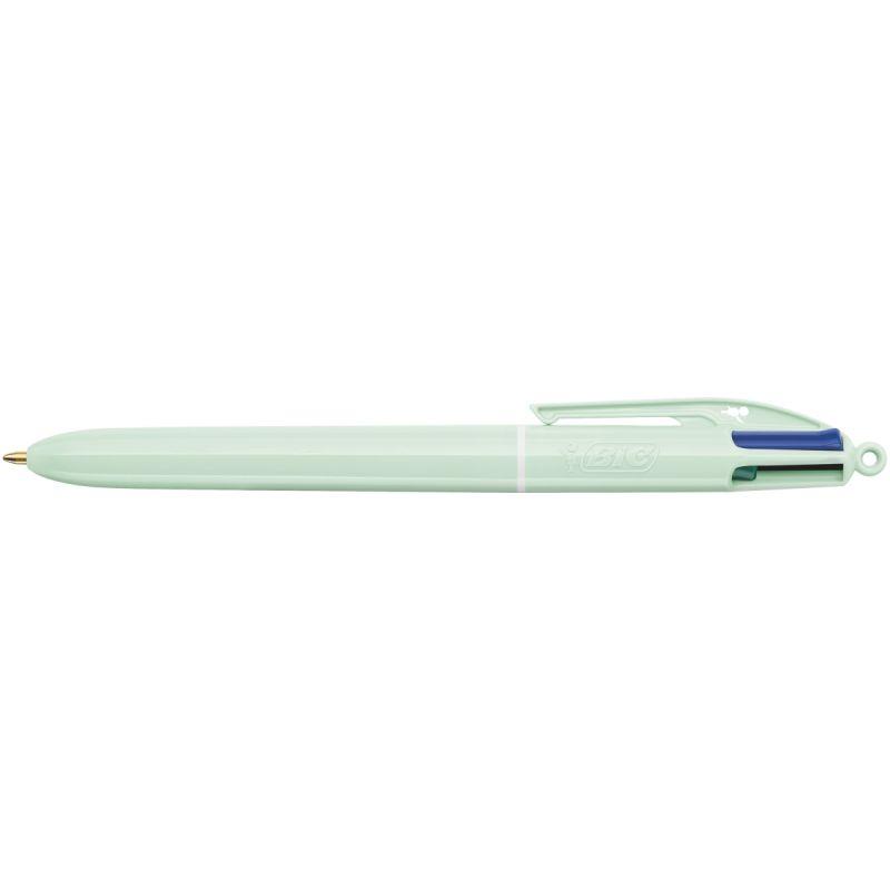 Image de  Stylo bille 4 couleurs minéral tones vert menthe 