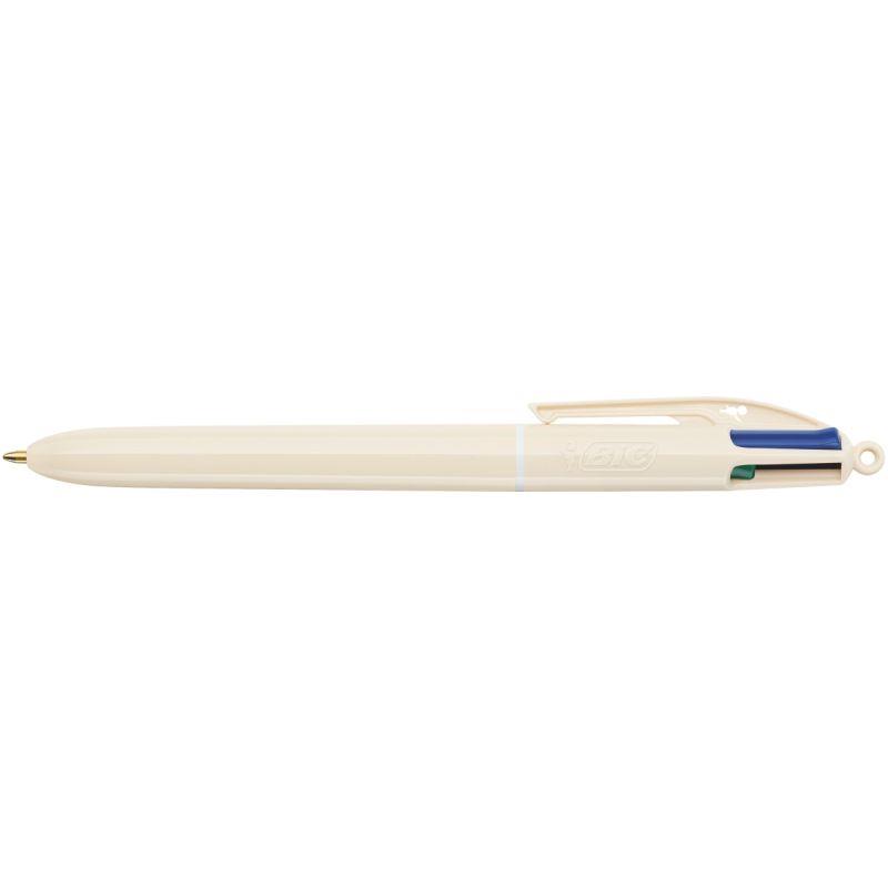 Image de  Stylo bille 4 couleurs minéral tones beige 