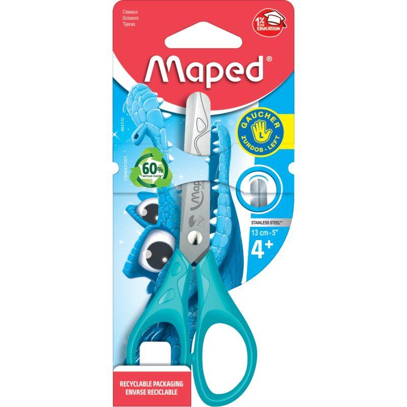 Image de  Blister ciseaux ESSENTIALS gaucher 13cm 