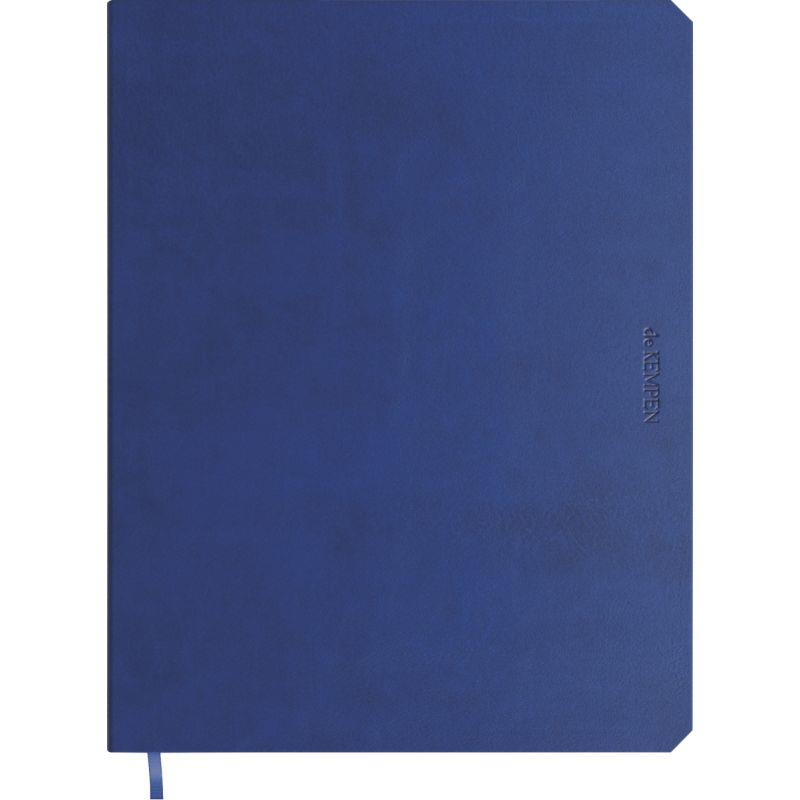 Ref. 62004, Semainier KEMPEN 144pages 17x22cm relié bleu, marque BREPOLS