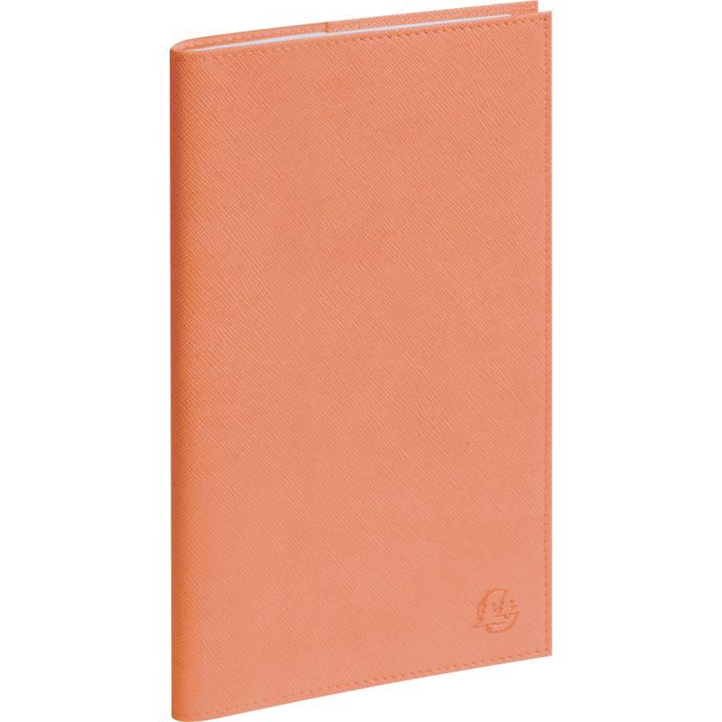 Ref. 62012, Agenda semainier Eurotime 8,5x16cm Abricot, marque EXACOMPTA