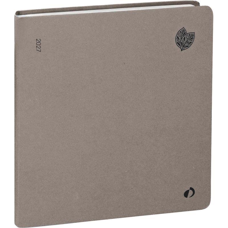 Ref. 62030, Agenda semainier Harmony 16x16cm taupe, marque QUO VADIS