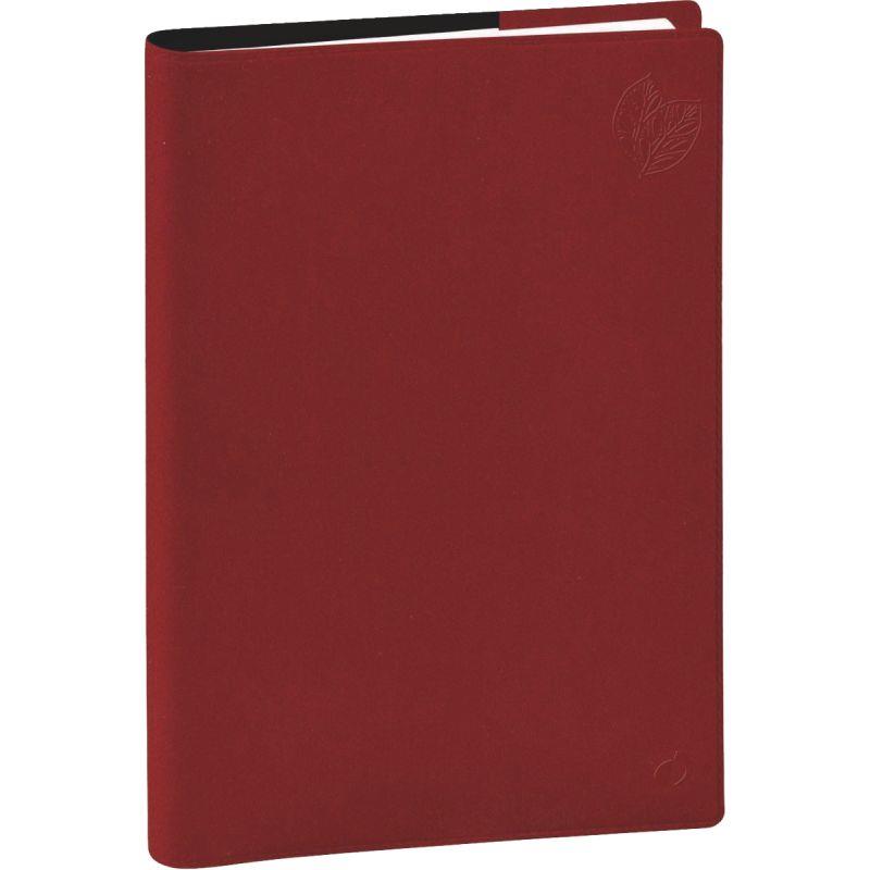Ref. 62044, Agenda semainier Eunoïa 16x24cm rouge bordeaux, marque QUO VADIS