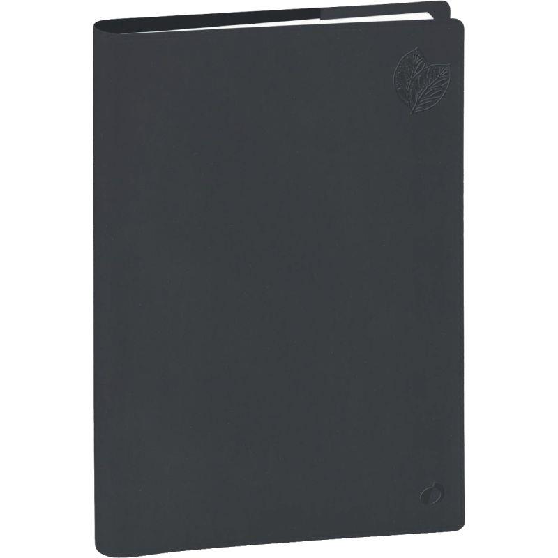 Ref. 62045, Agenda semainier Eunoïa 21x27cm gris carbonne, marque QUO VADIS