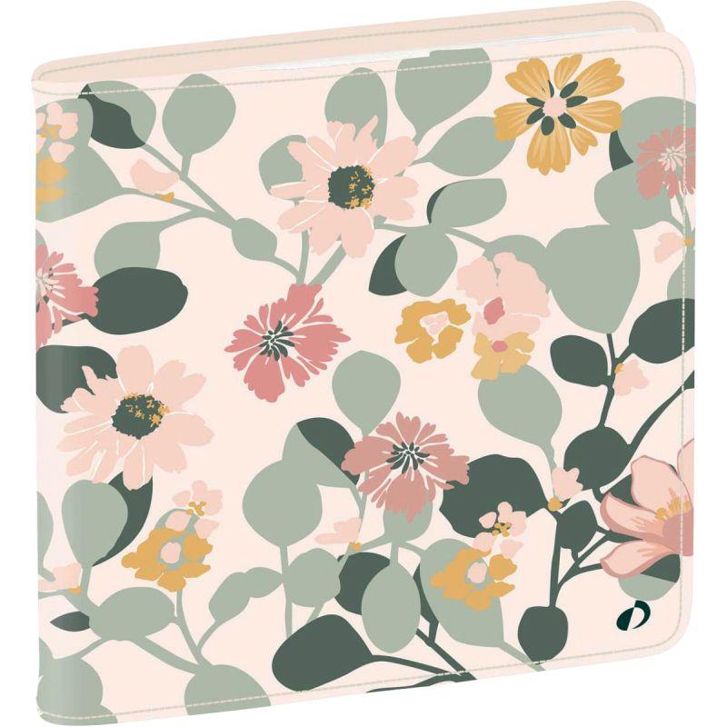 Ref. 62062, Agenda semainier Bloom 16x16cm vert fleur, marque QUO VADIS