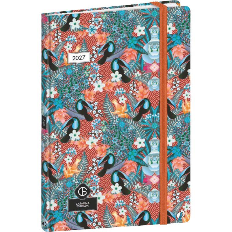 Image de  Agenda semainier Catalina 16x224cm toucan 