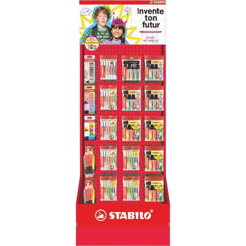 Image de  Présentoir mixte de surligneurs STABILO 
