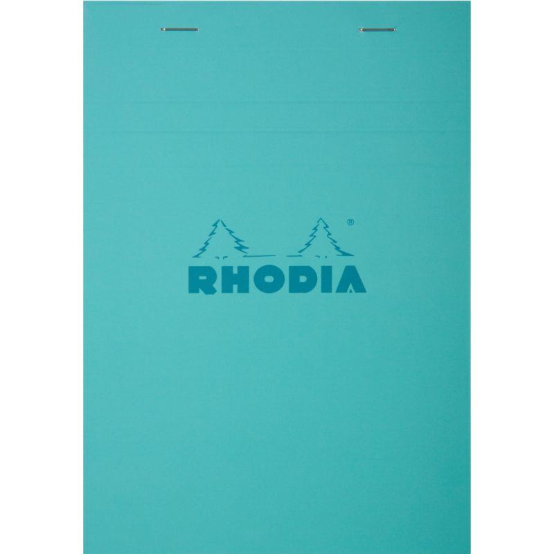 Image de  Bloc de bureau agrafé RHODIA COULEURS 80 feuilles, format 8,5x12 cm, quadrillé 5x5, papier 80g 
