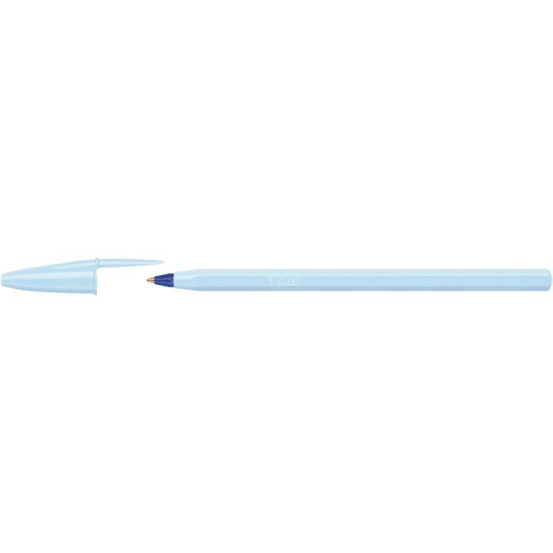 Ref. 62128, Stylo bille cristal pastel bleu ciel, Bleu, marque BIC