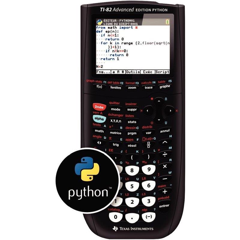 Ref. 62342, Lot 10 Machines à calculer graphique texas TI82AD Python, marque TEXAS INSTRUMENTS