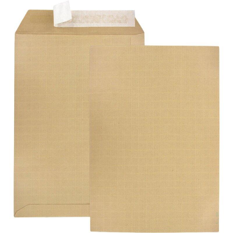 Ref. 62349, Paquet de 10 pochettes kraft arme 229x324mm 120g bande siliconée, marque GPV