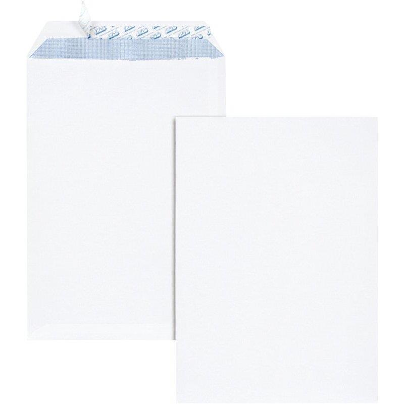 Ref. 62373, Cartons de 250 pochettes blanches 229x324mm 90g bande siliconée, marque GPV