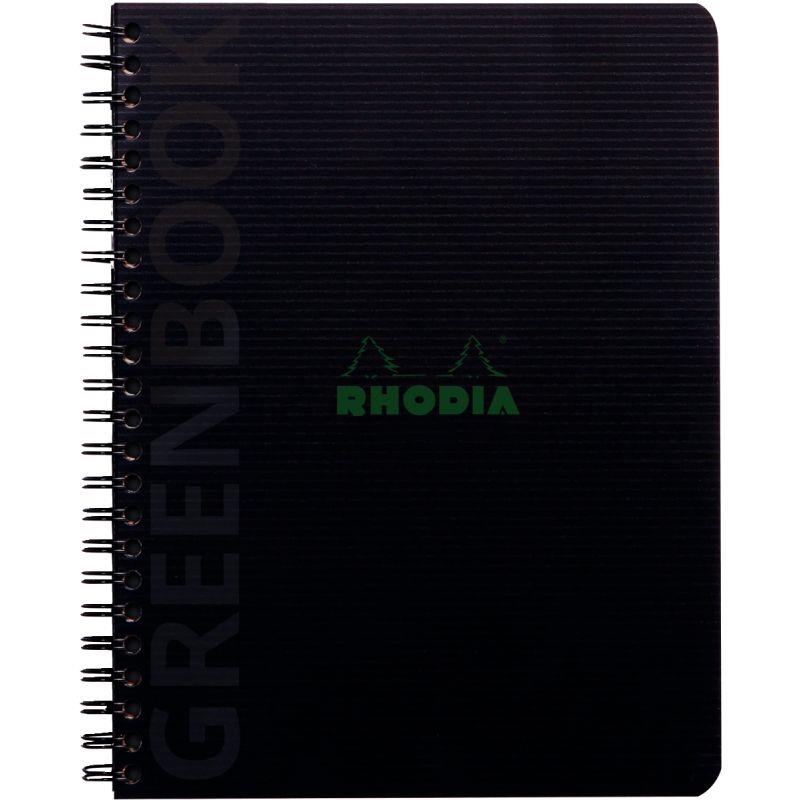 Image de  Cahier GREENBOOK couverture polypropylène, 160 pages perforées, format A5+, quadrillé 5x5 