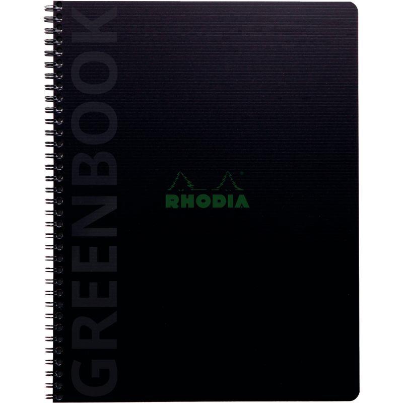 Image de  Cahier GREENBOOK couverture polypropylène, 160 pages perforées, format A4+, quadrillé 5x5 
