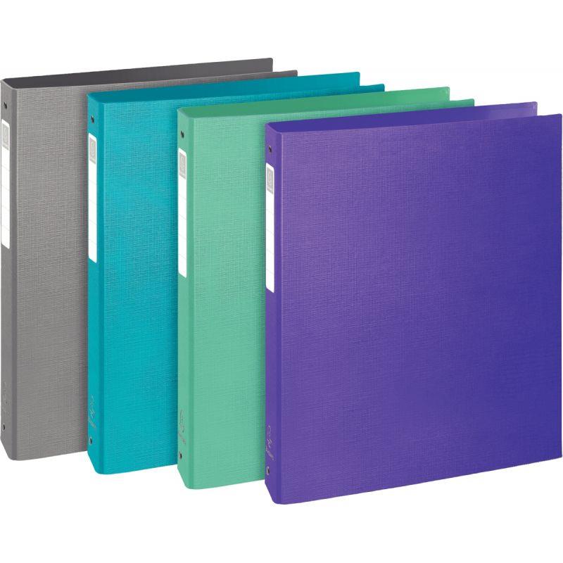 Image de  Classeur 4 anneaux en carte végétale TEKSTO, format A4, dos 4 cm, coloris assortis 