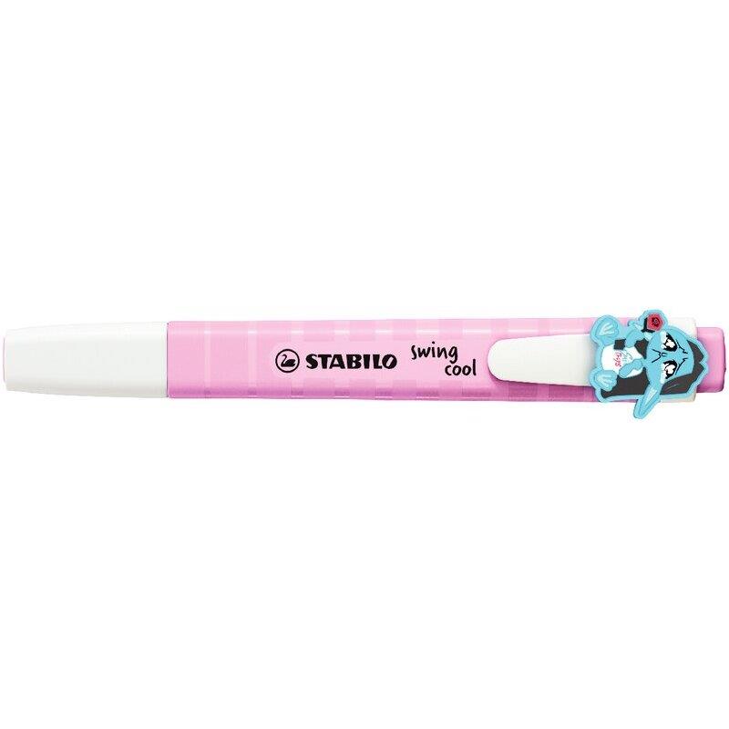 Ref. 62613, Surligneur Swing Kpop mauve + charm, marque STABILO