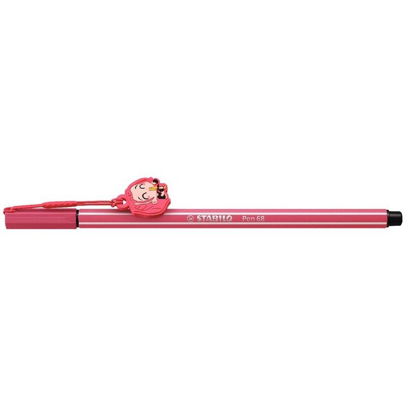 Ref. 62621, Feutre Pen68 Kpop rose foncé + charm, marque STABILO