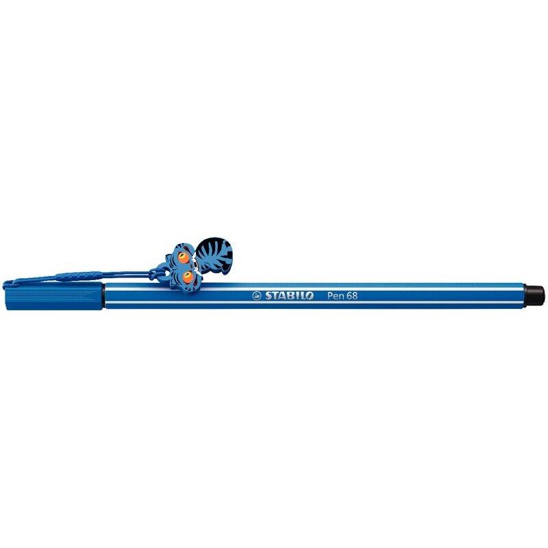 Ref. 62622, Feutre Pen68 Kpop bleu + charm, marque STABILO