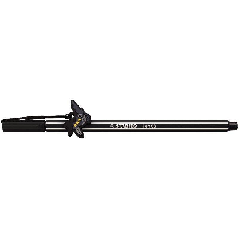 Ref. 62623, Feutre Pen68 Kpop noir + charm, marque STABILO