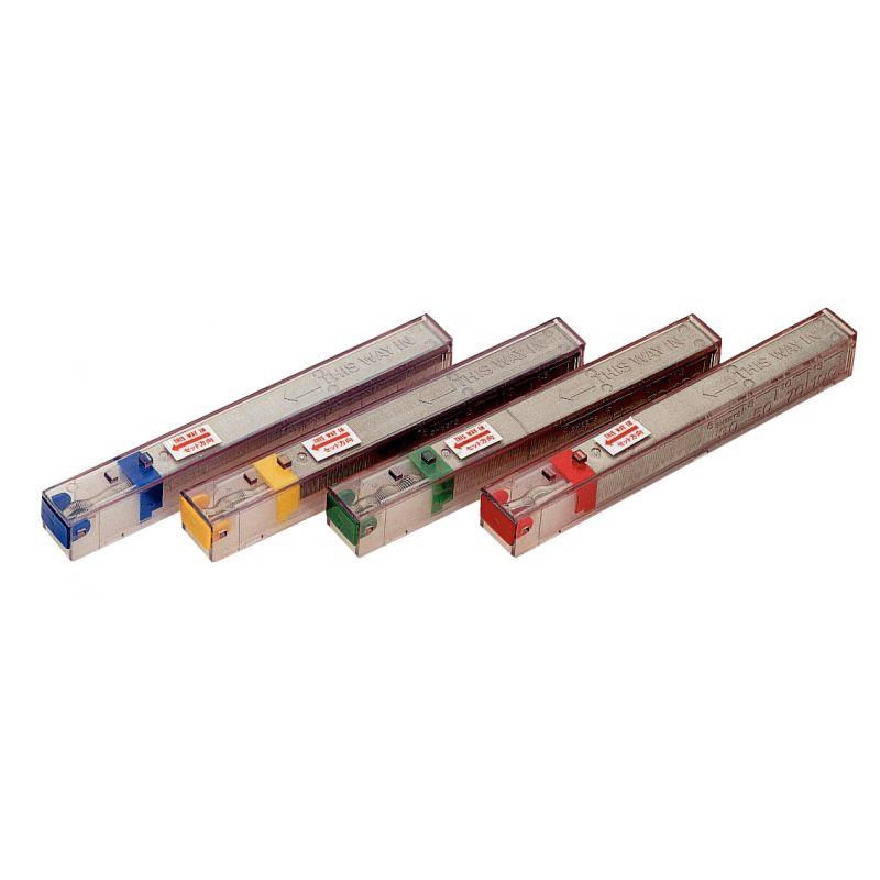 Image de  Boite de 5 cassettes de 210 agrafes 10mm vert 