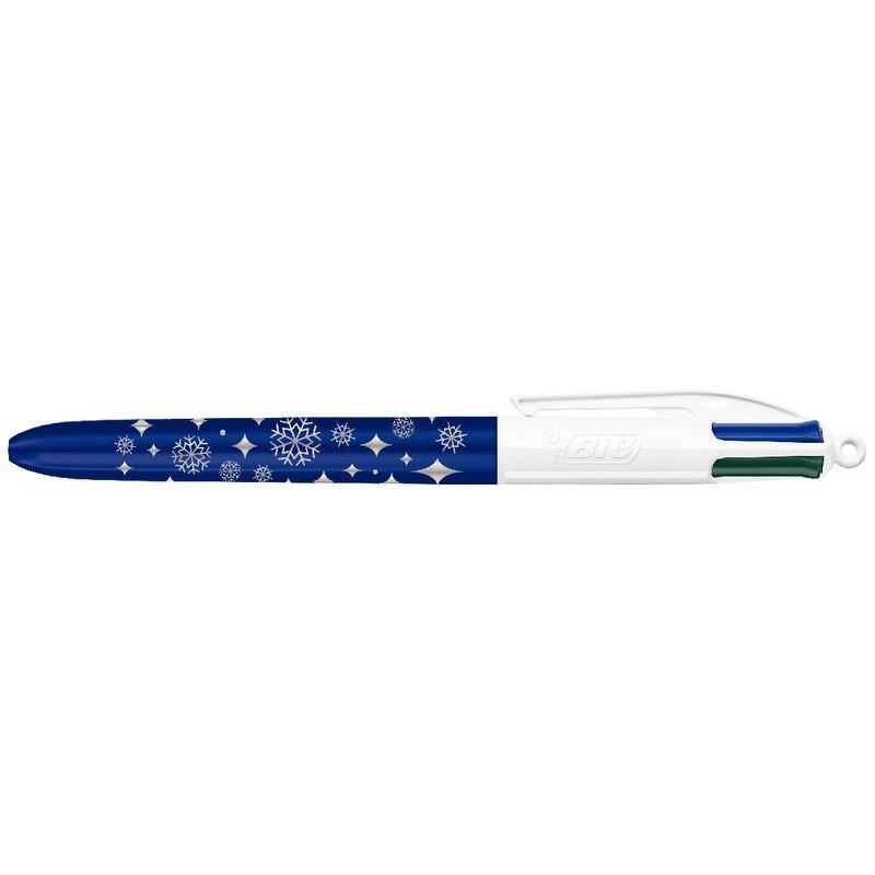 Ref. 62778, Stylo 4 couleurs Noel assortis, marque BIC