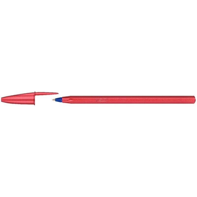 Ref. 62792, Stylo Cristal Glacé rouge, marque BIC
