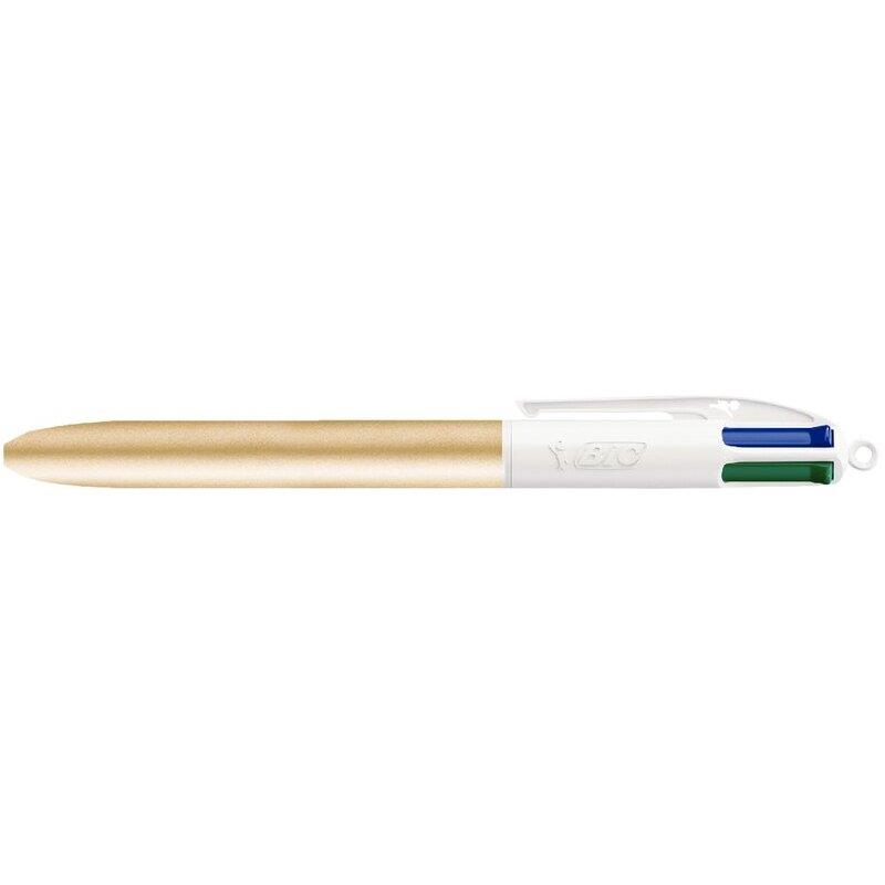 Ref. 62807, Stylo 4 couleurs Glacé or, marque BIC