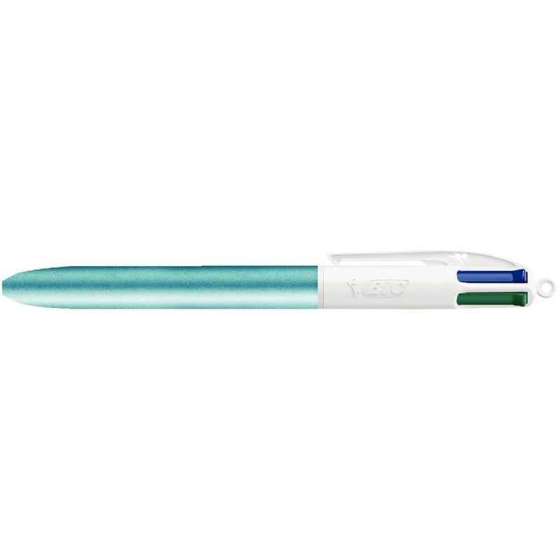 Ref. 62809, Stylo 4 couleurs Glacé bleu, marque BIC