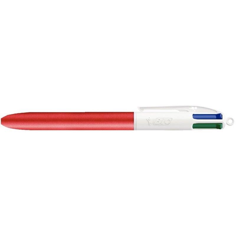 Ref. 62811, Stylo 4 couleurs Glacé rouge, marque BIC