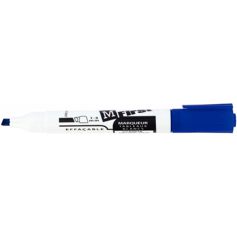 Image de  Marqueur tableau blanc MFirst pointe biseautée bleu 