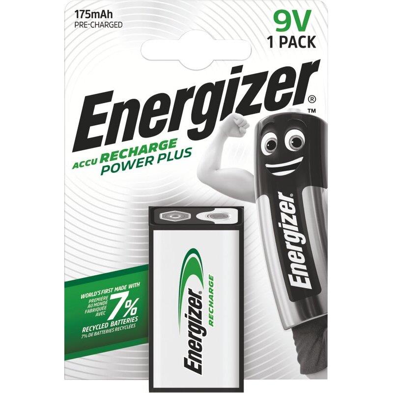 Ref. 64513, Blister 1 accu Energizer 9V / HR22 175 mAh, marque ENERGIZER